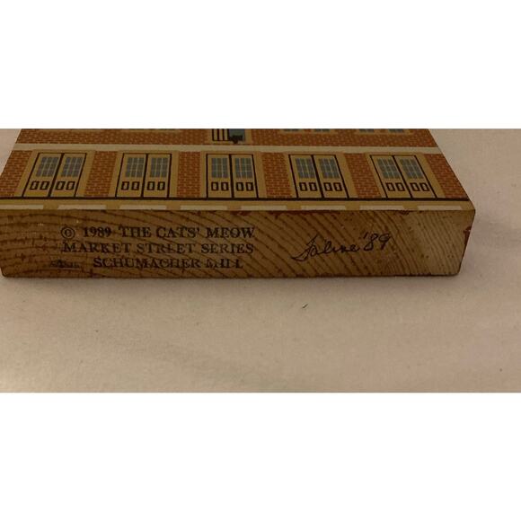 The Cat’s Meow 1989 Market Street Series F. Schumacher Mill German Mills 1872 - Picture 4 of 4